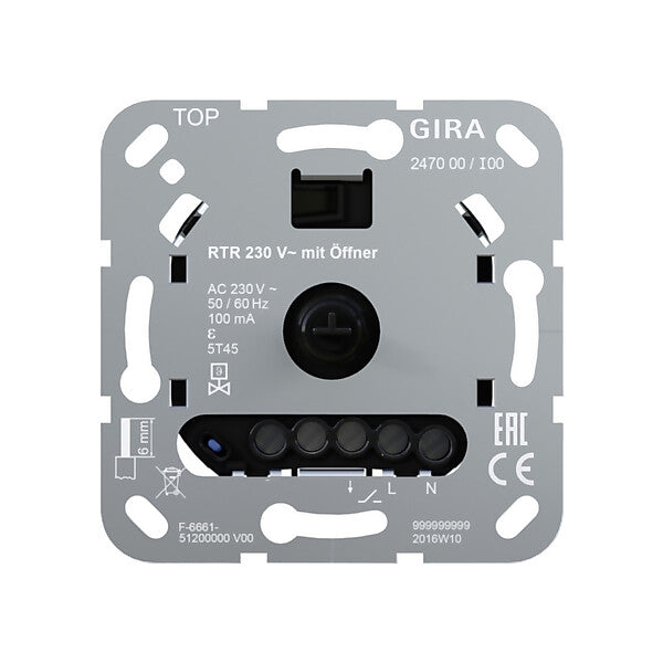 Gira Raumtemperaturregler 230V Öffner Einsatz 247000